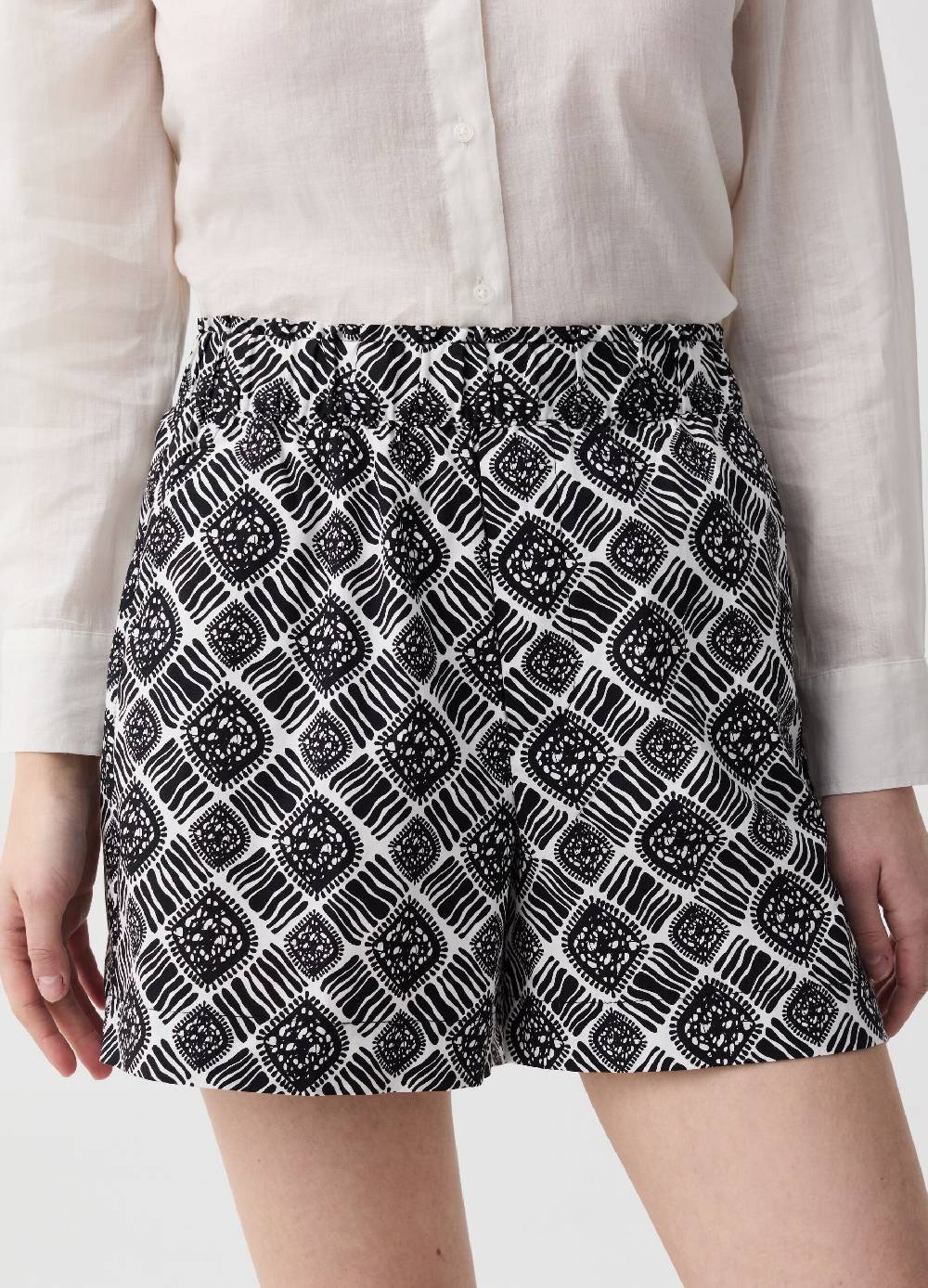 Ovs Shorts pull on in cotone stretch Offerte