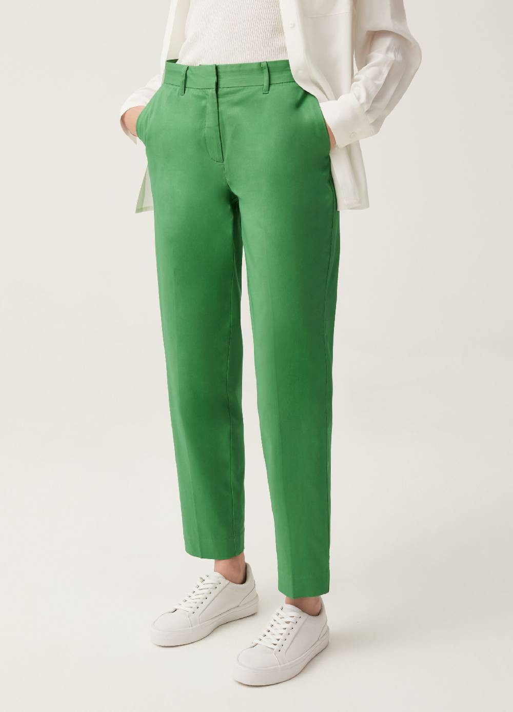 Ovs Pantaloni chino in cotone stretch Vendita Economica