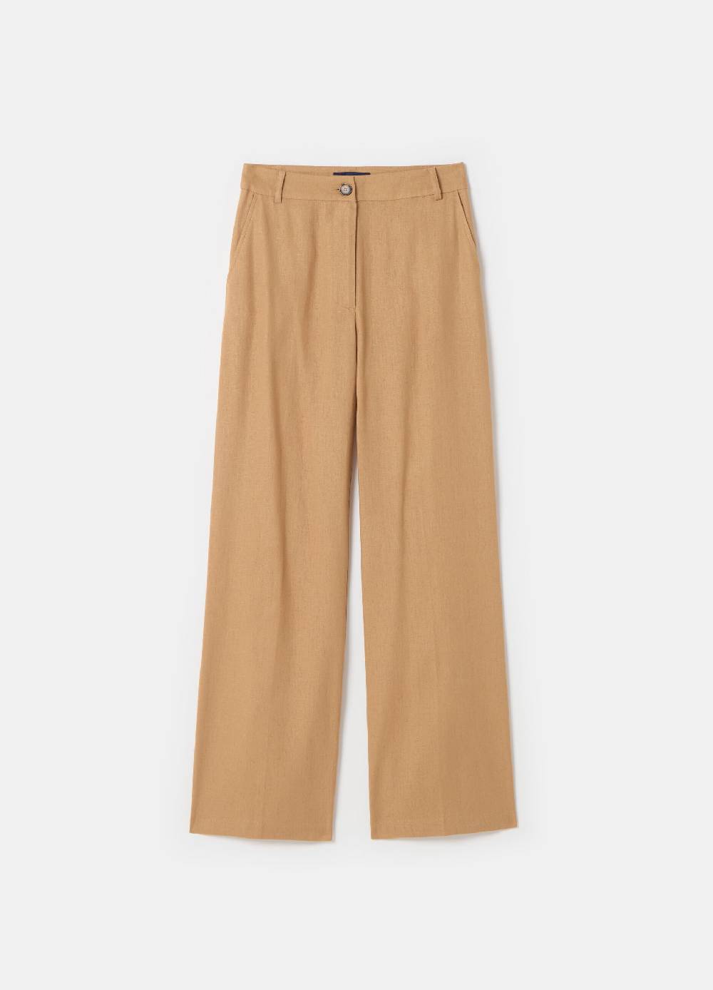 Ovs Pantaloni dritti in lino e viscosa Saldi Di Fabbrica