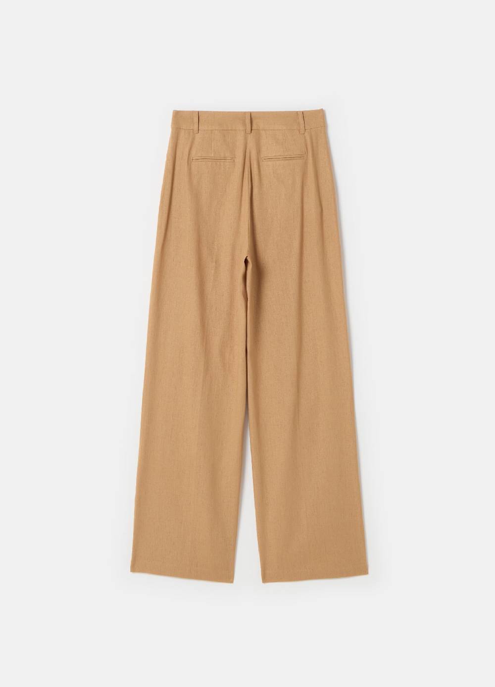 Ovs Pantaloni dritti in lino e viscosa Saldi Di Fabbrica