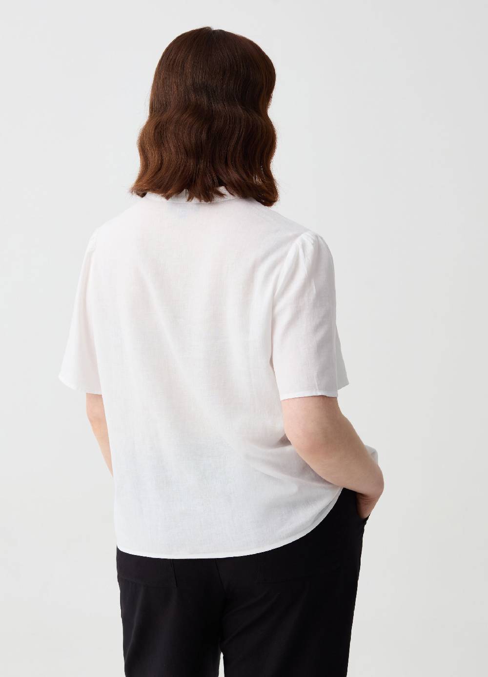 Ovs Blusa in lino e viscosa con bottoni Curvy Spedizione gratuita