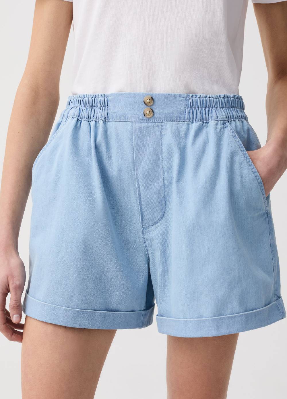Ovs Shorts in denim fluido con tasche Fornitura limitata