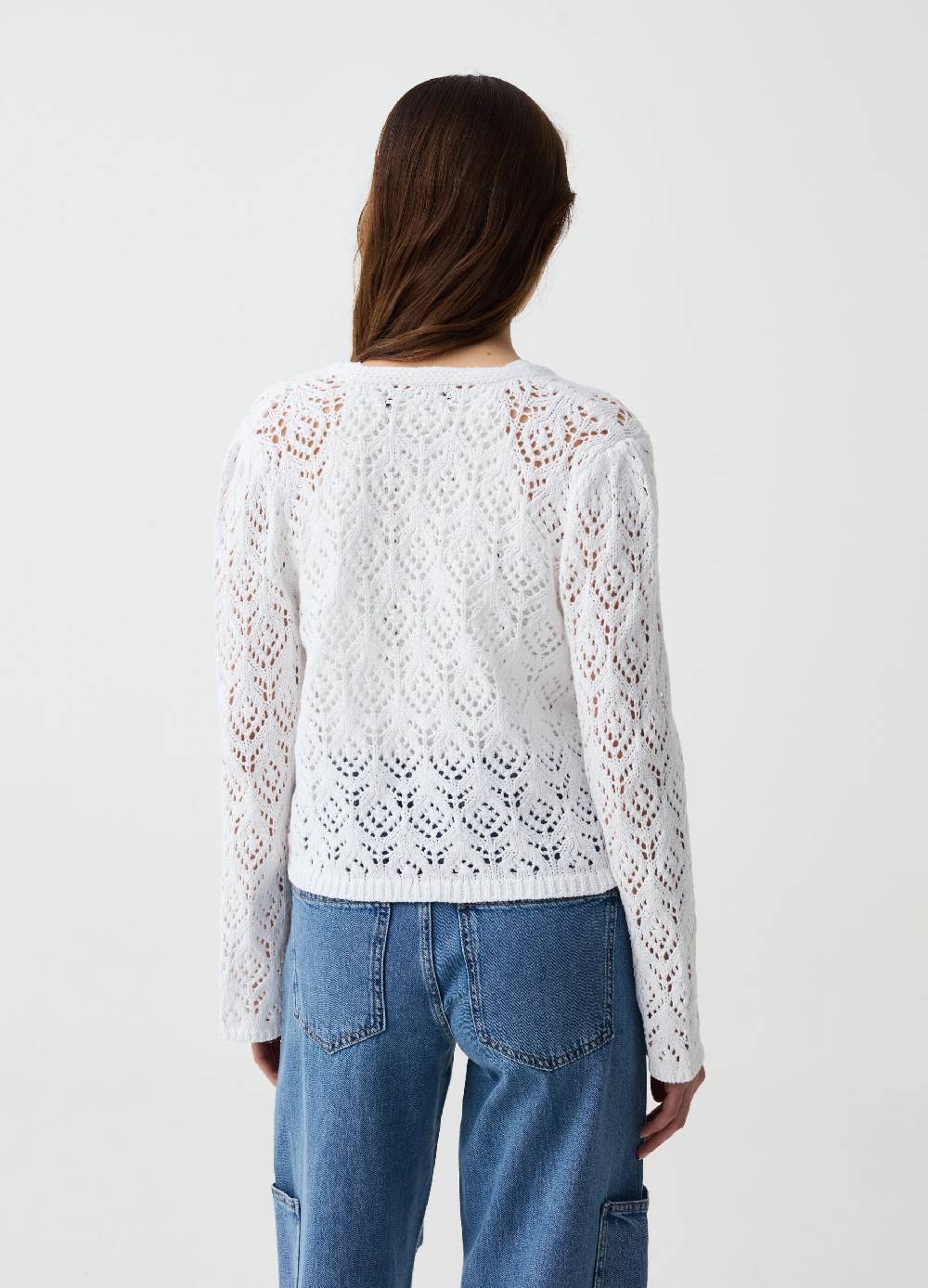 Ovs Cardigan crochet con laccetto Offerta Anniversario