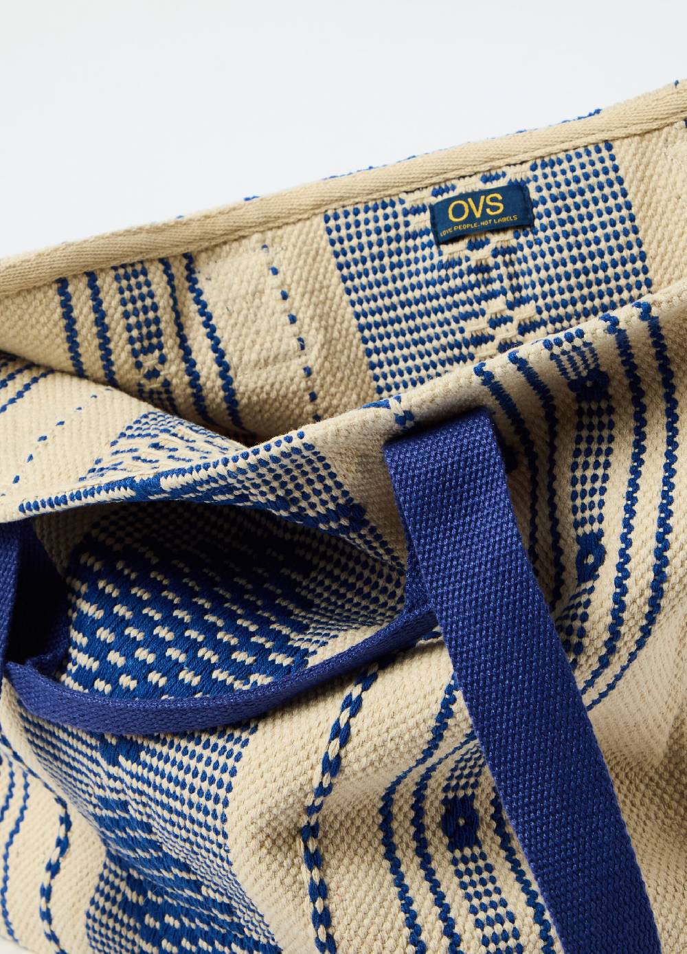 Ovs Borsa in tela con motivo etnico Latest fashion