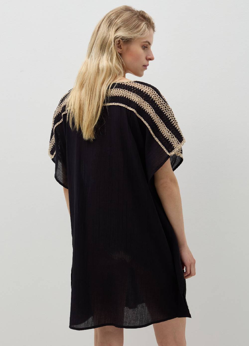Ovs Poncho copri costume con inserto crochet Offerta temporanea
