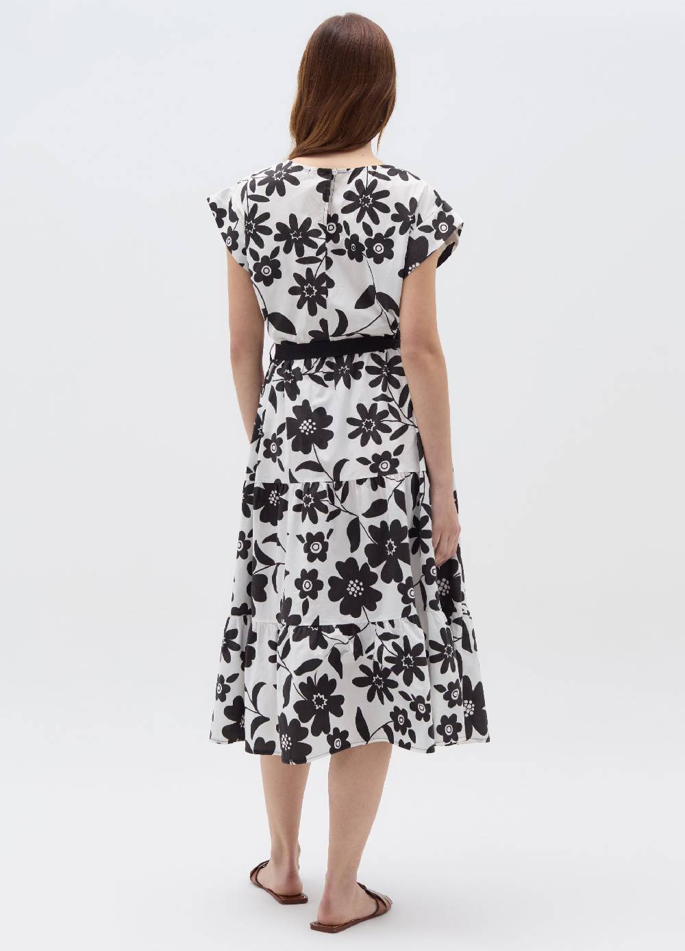 Ovs Vestito lungo a fiori con cintura Lightning offer