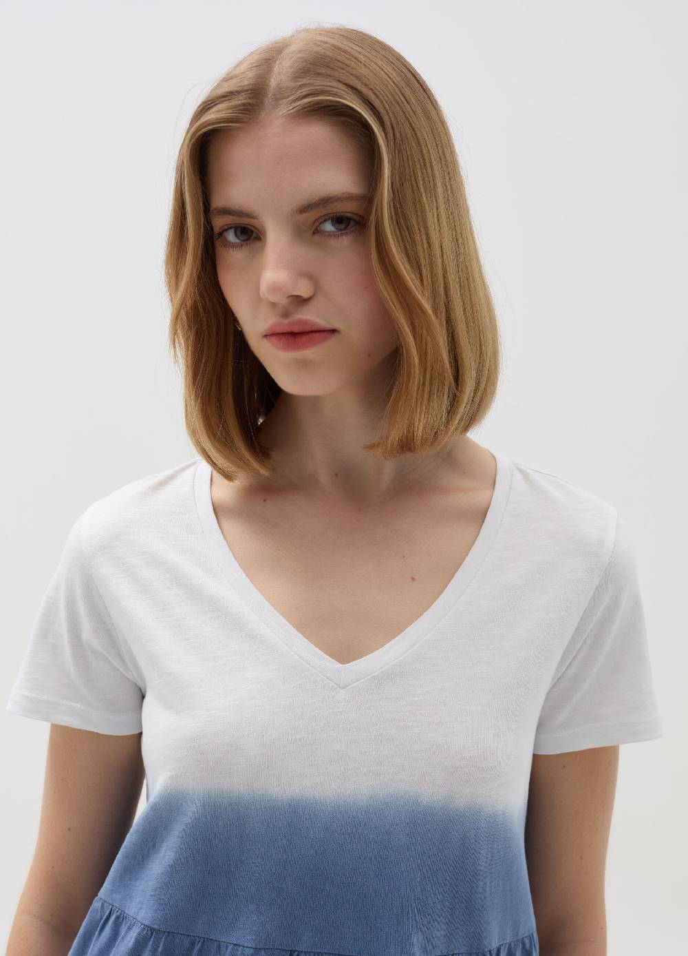 Ovs Vestito Essential Dip Dye a balze Prezzo basso