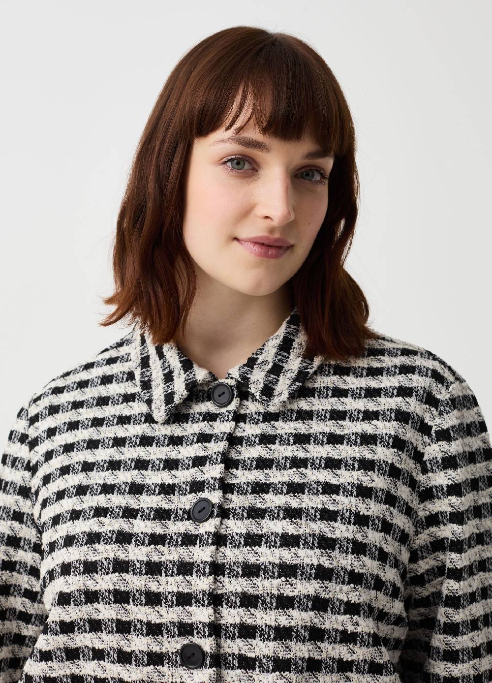 Ovs Giacca corta effetto tweed Curvy Fino al 65% di sconto