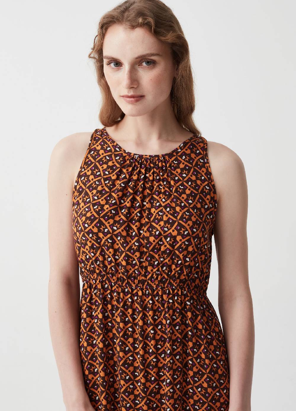 Ovs Vestito lungo in viscosa con scollo halter Super sconto