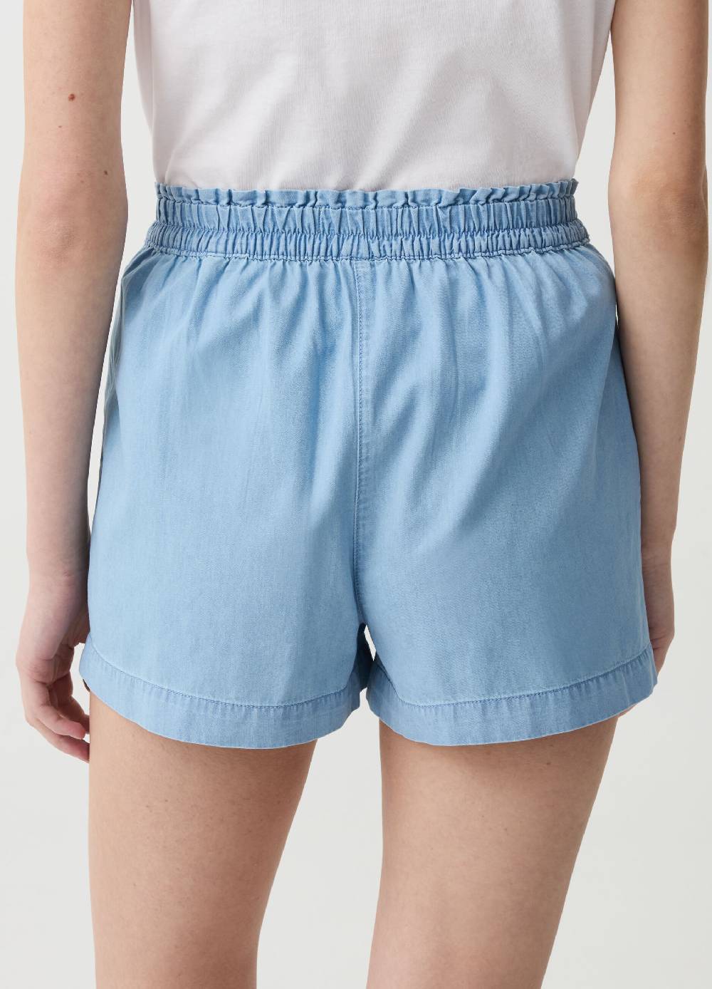 Ovs Shorts in denim fluido con cintura Enormi sconti