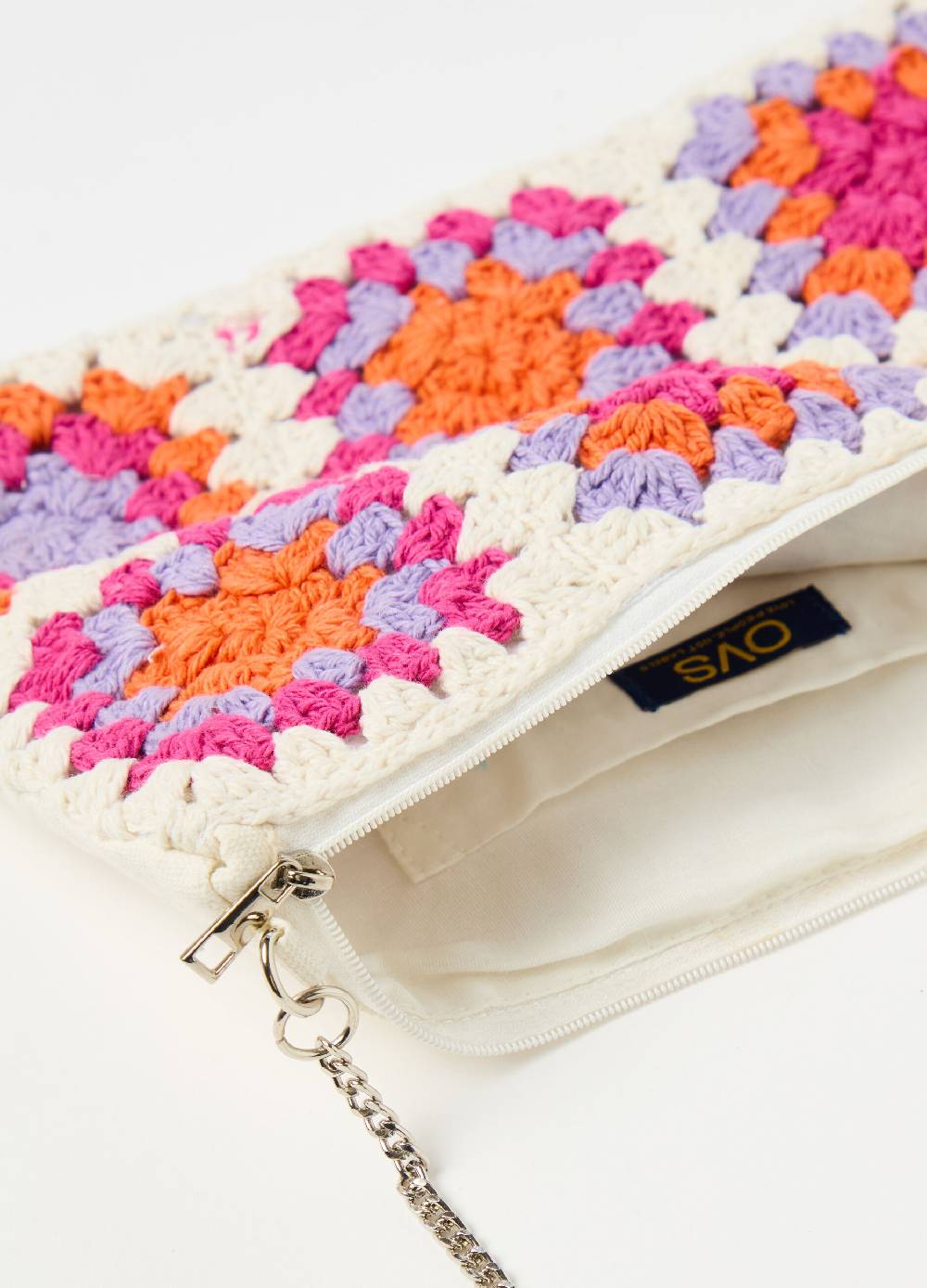 Ovs Pochette in cotone crochet In vendita