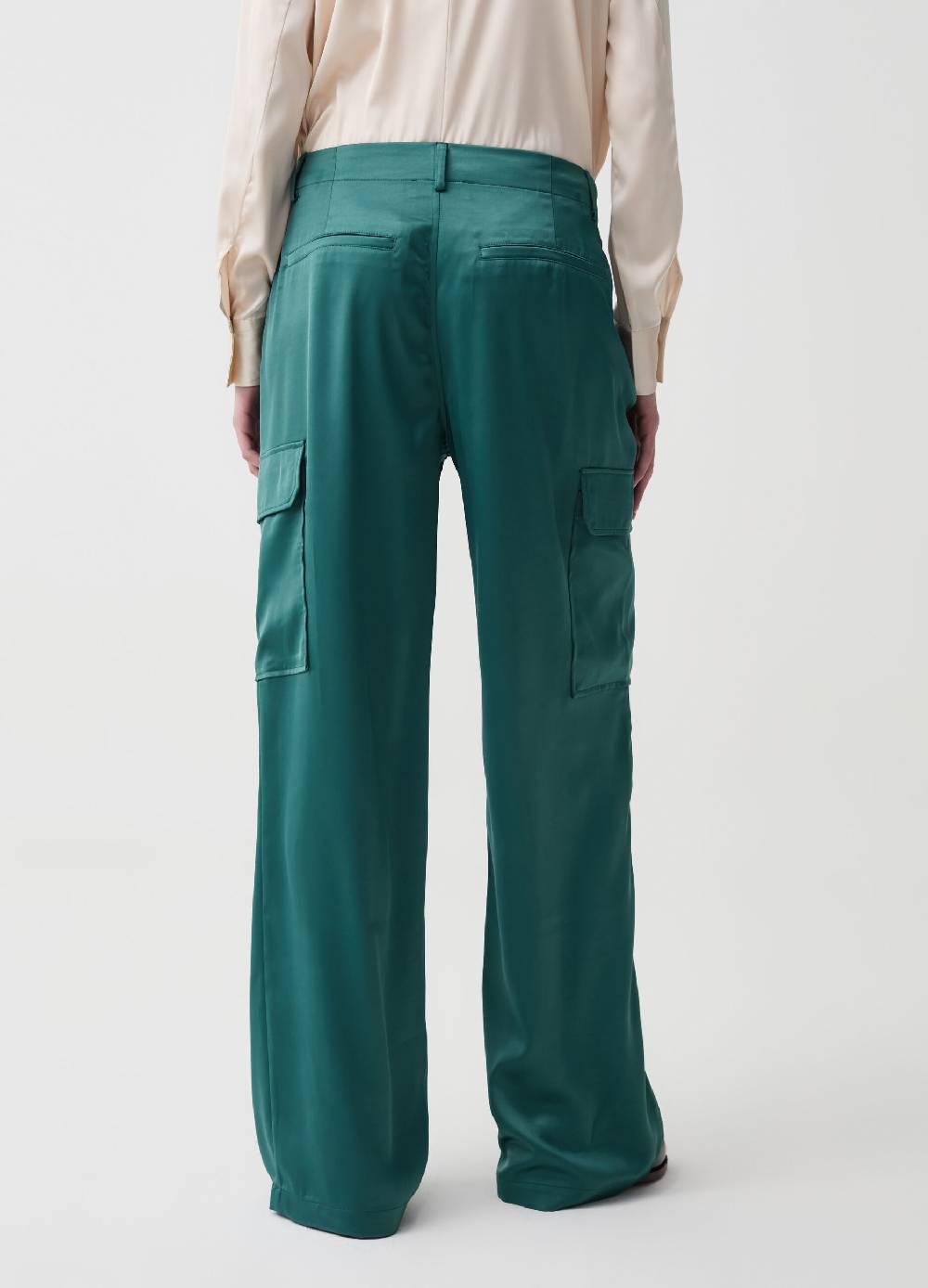 Ovs Pantalone cargo in satin Italia
