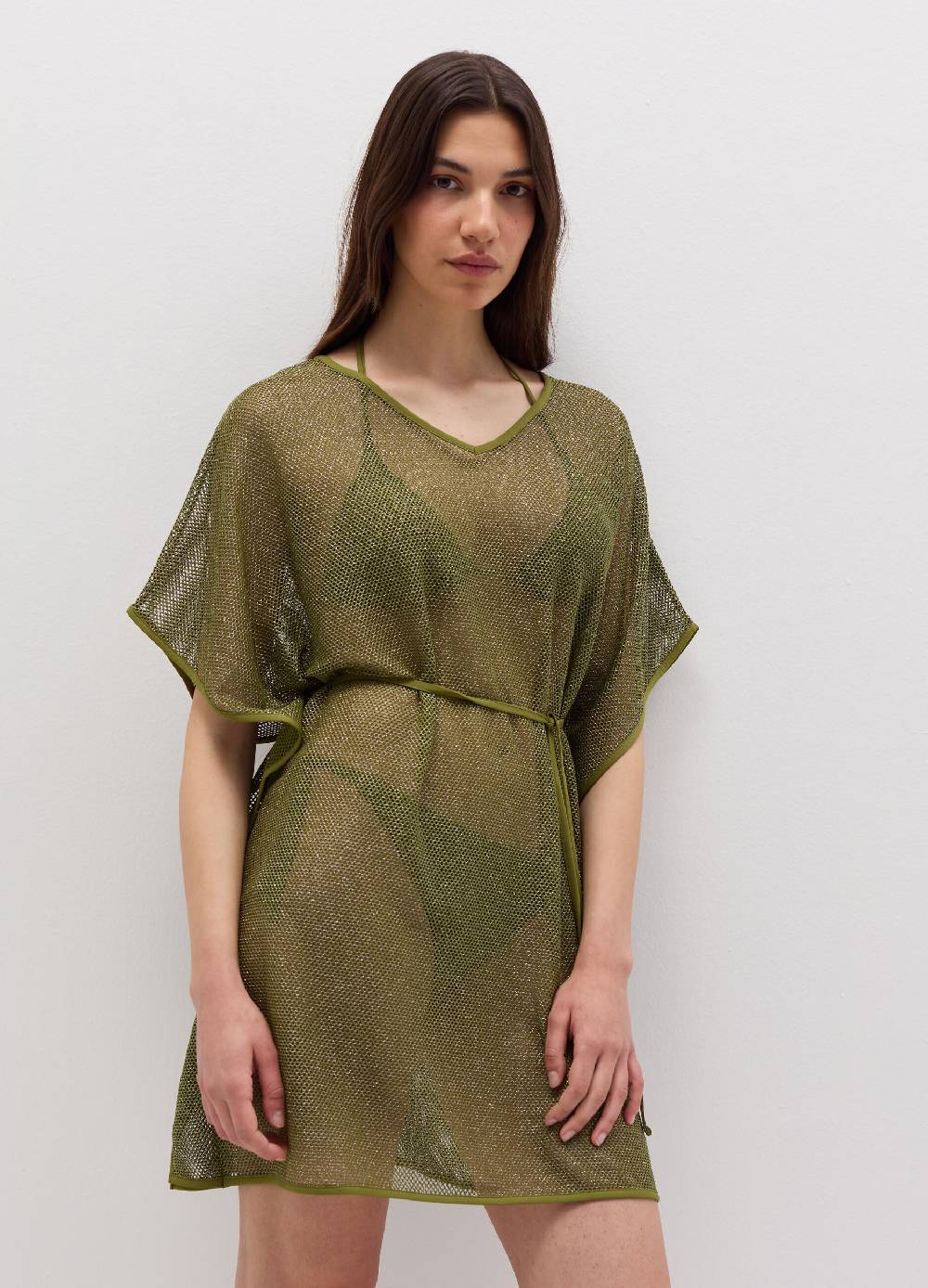 Ovs Poncho copri costume a rete in lurex Acquista Ora