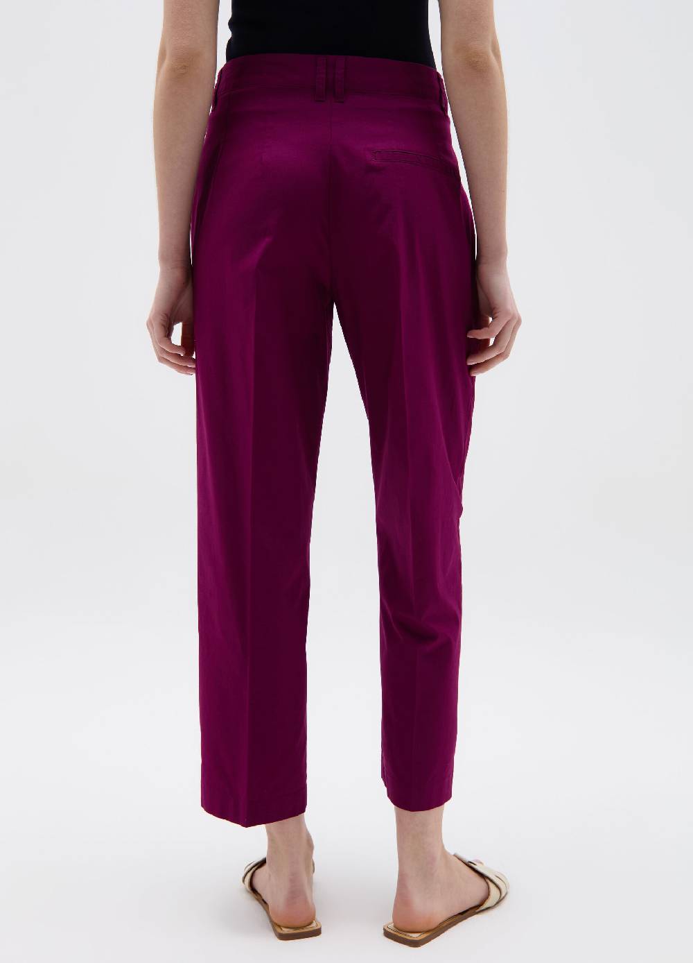 Ovs Pantalone a sigaretta crop con pinces Promozione Limitata