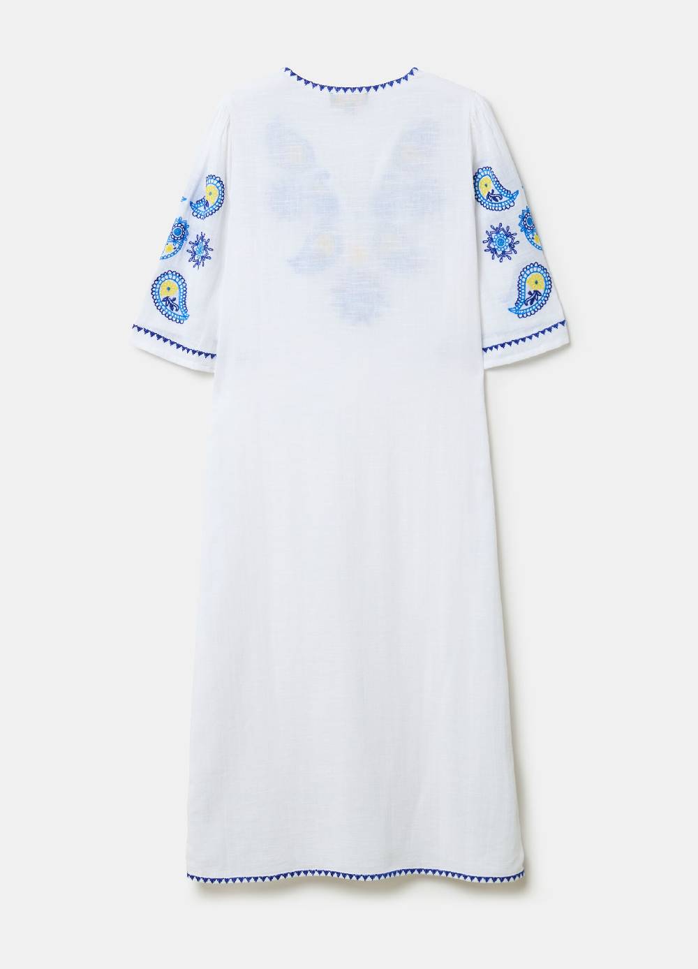 Ovs Caftano lungo copri costume ricami paisley Sottocosto