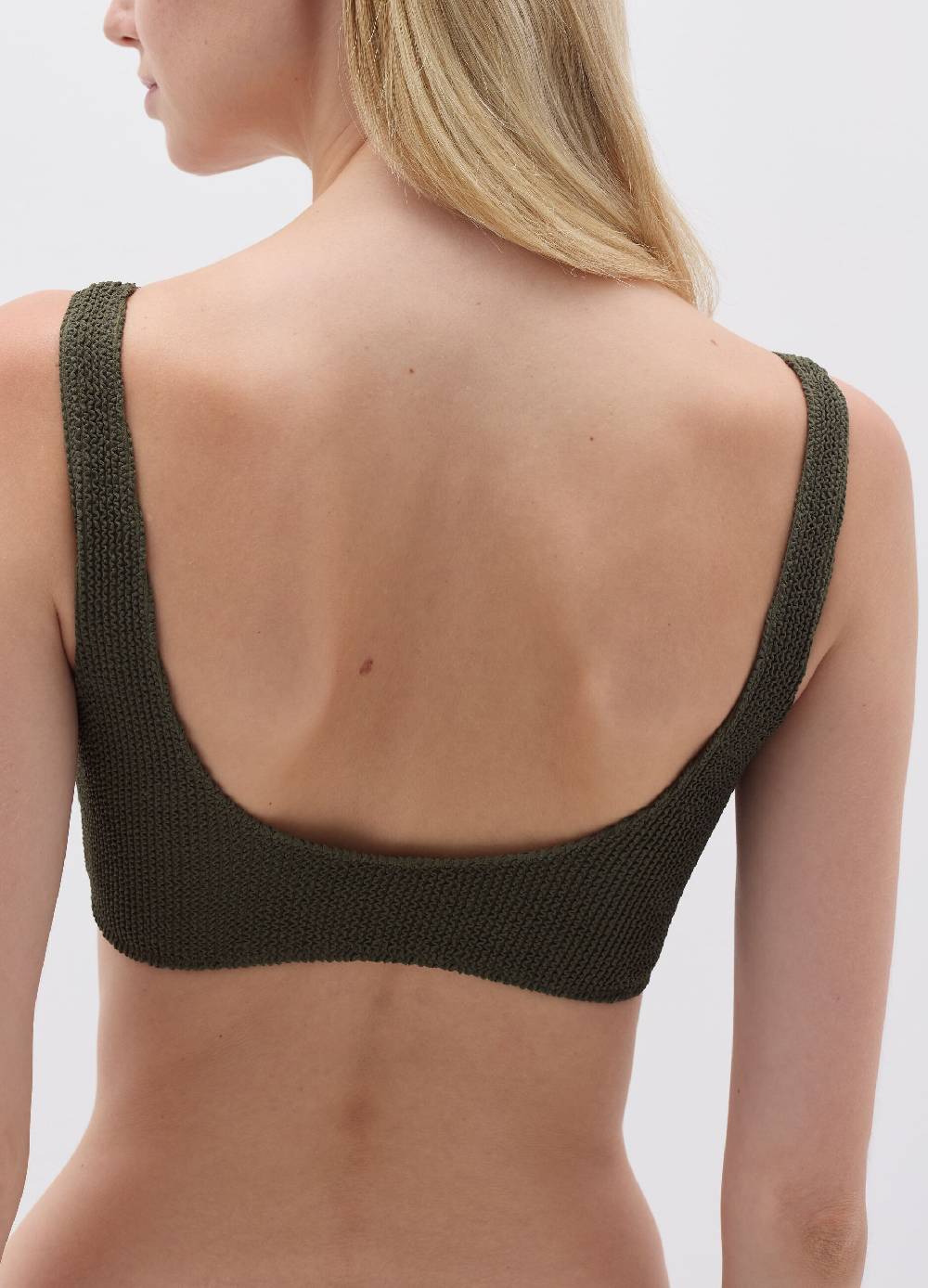 Ovs Bralette bikini con trama ondulata Sconto di tempo limitato