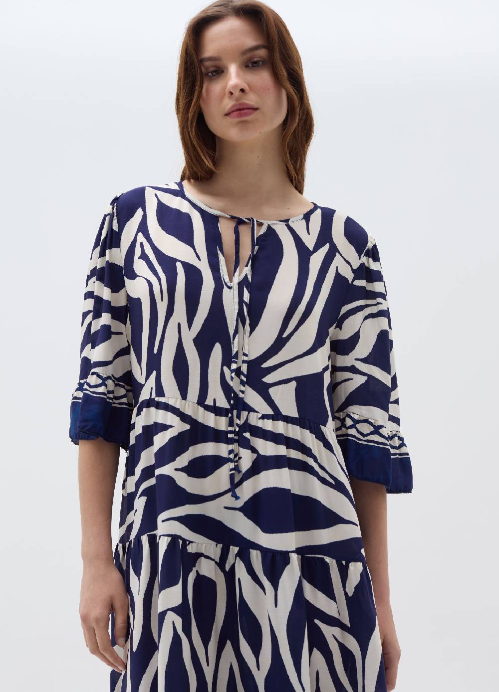 Ovs Vestito in viscosa a balze con laccetto Negozio online di fabbrica