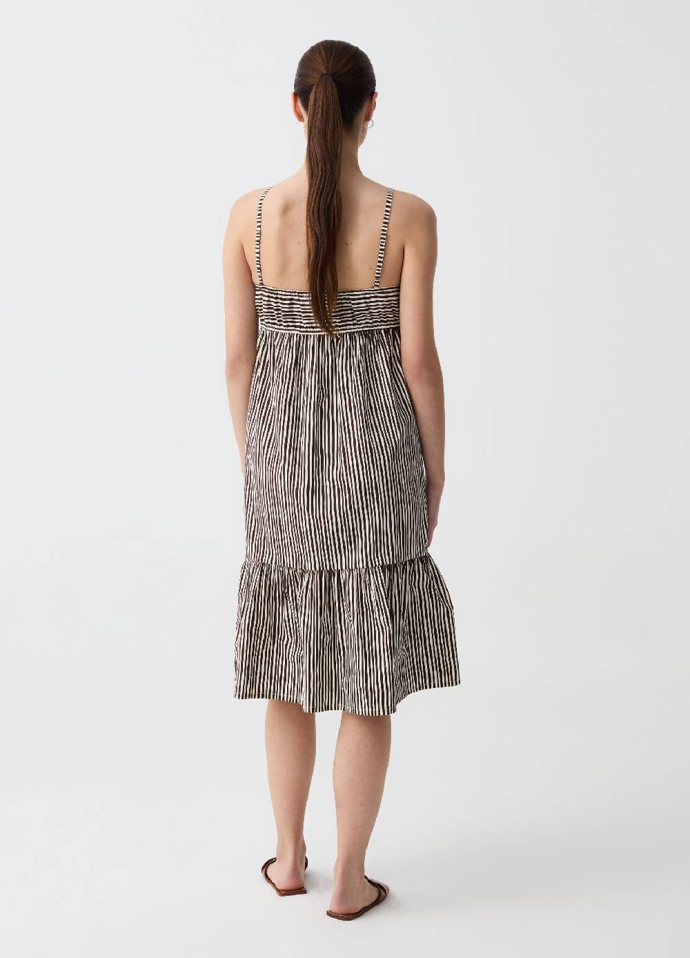 Ovs Vestito midi con balza Grande vendita