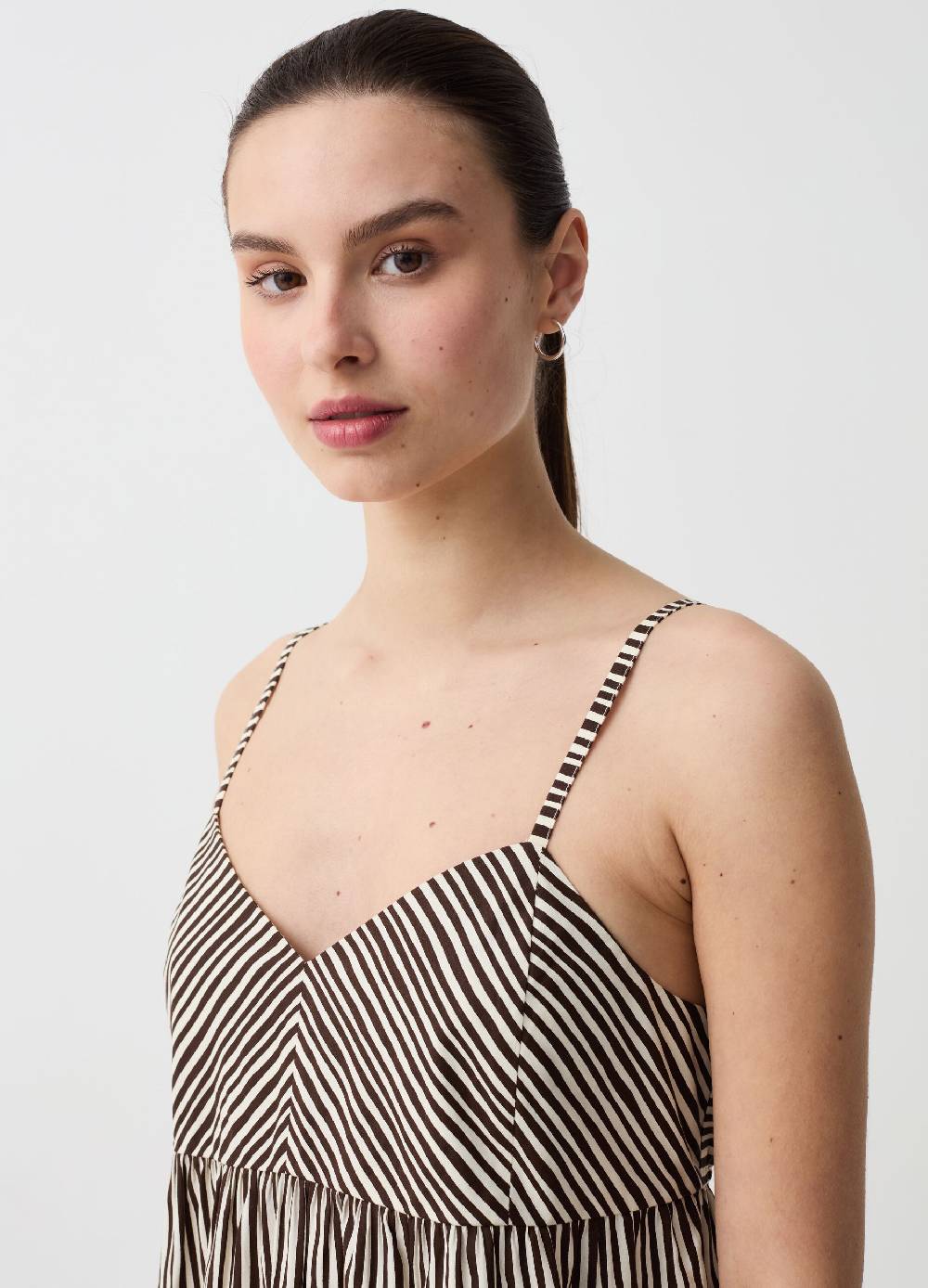 Ovs Vestito midi con balza Grande vendita
