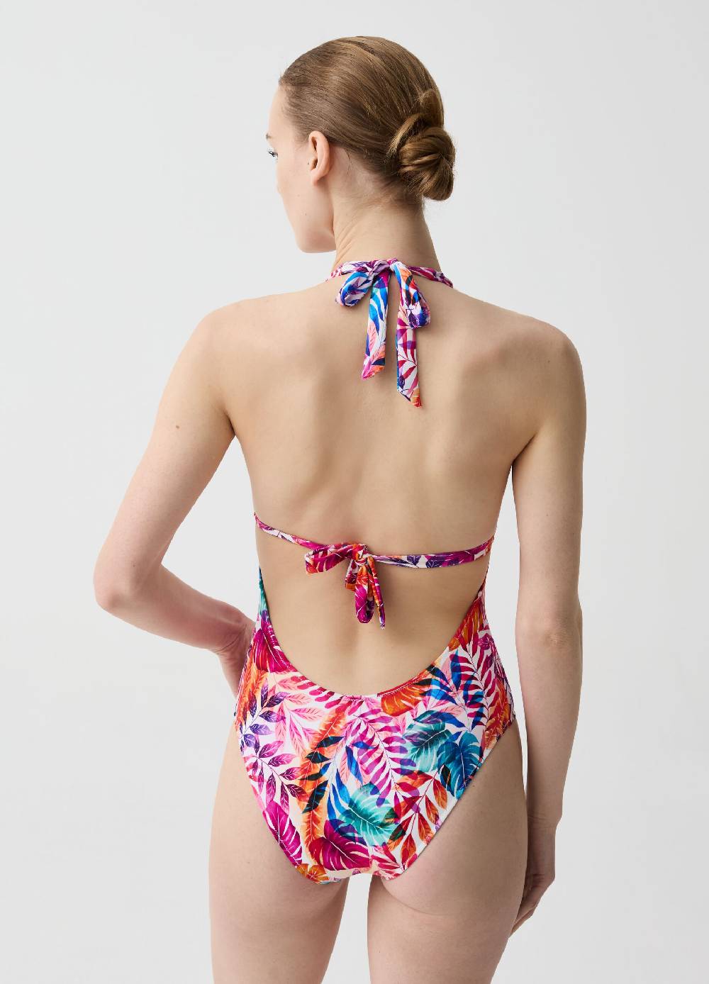 Ovs Costume intero stampa foliage multicolor Offerta Pasqua