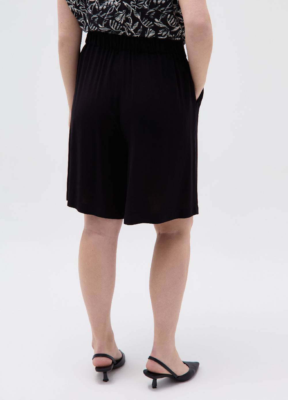 Ovs Bermuda con pinces e cintura Curvy Smaltimento dello stoccaggio
