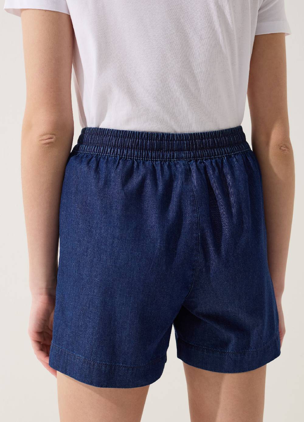 Ovs Shorts fluido effetto denim con coulisse Vendita calda