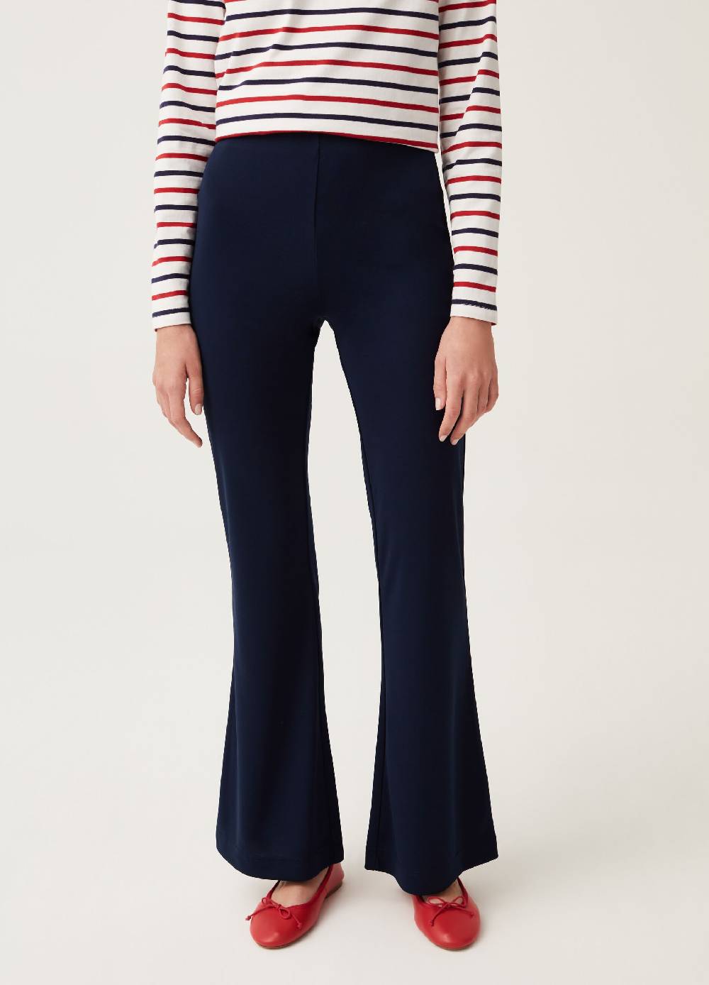 Ovs Pantaloni flare fit tinta unita Offerta migliore