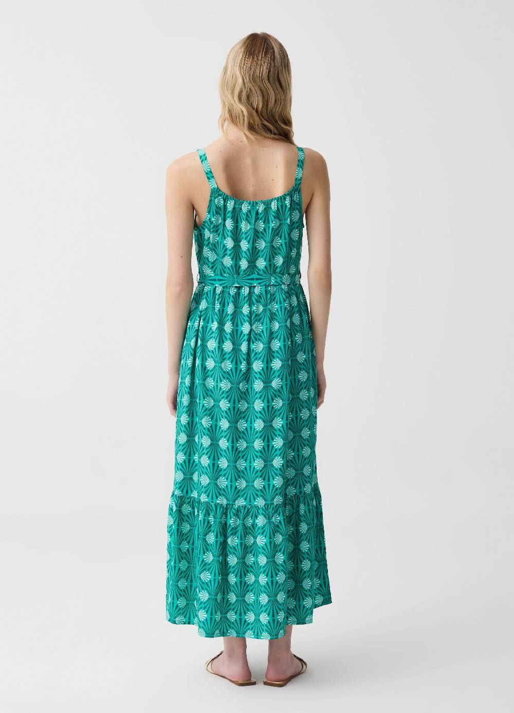 Ovs Vestito lungo con balza Latest fashion