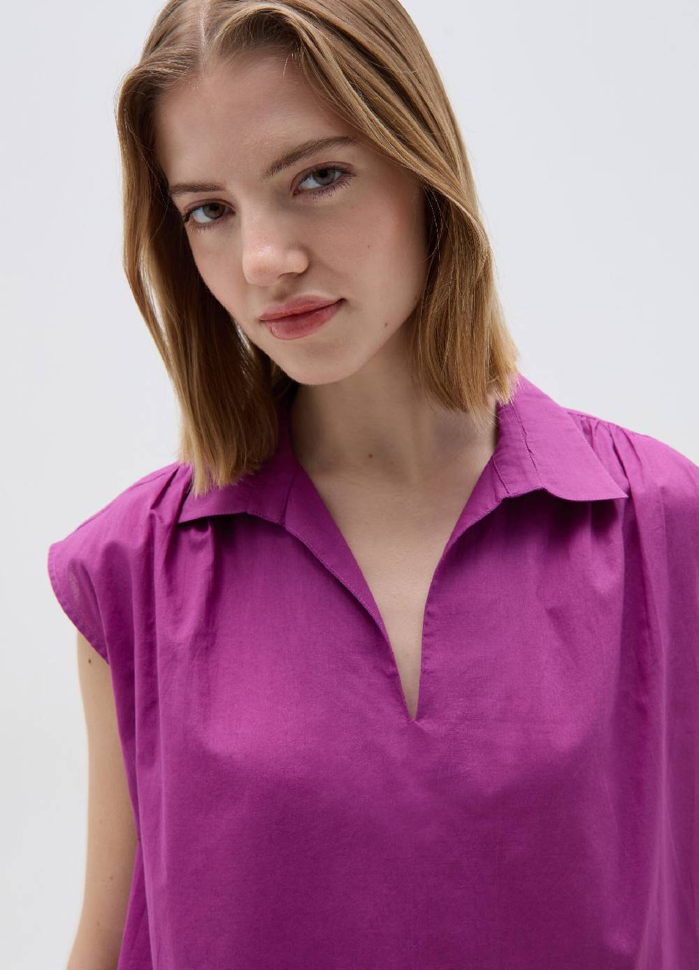 Ovs Blusa smanicata con scollo a polo Offerte speciali