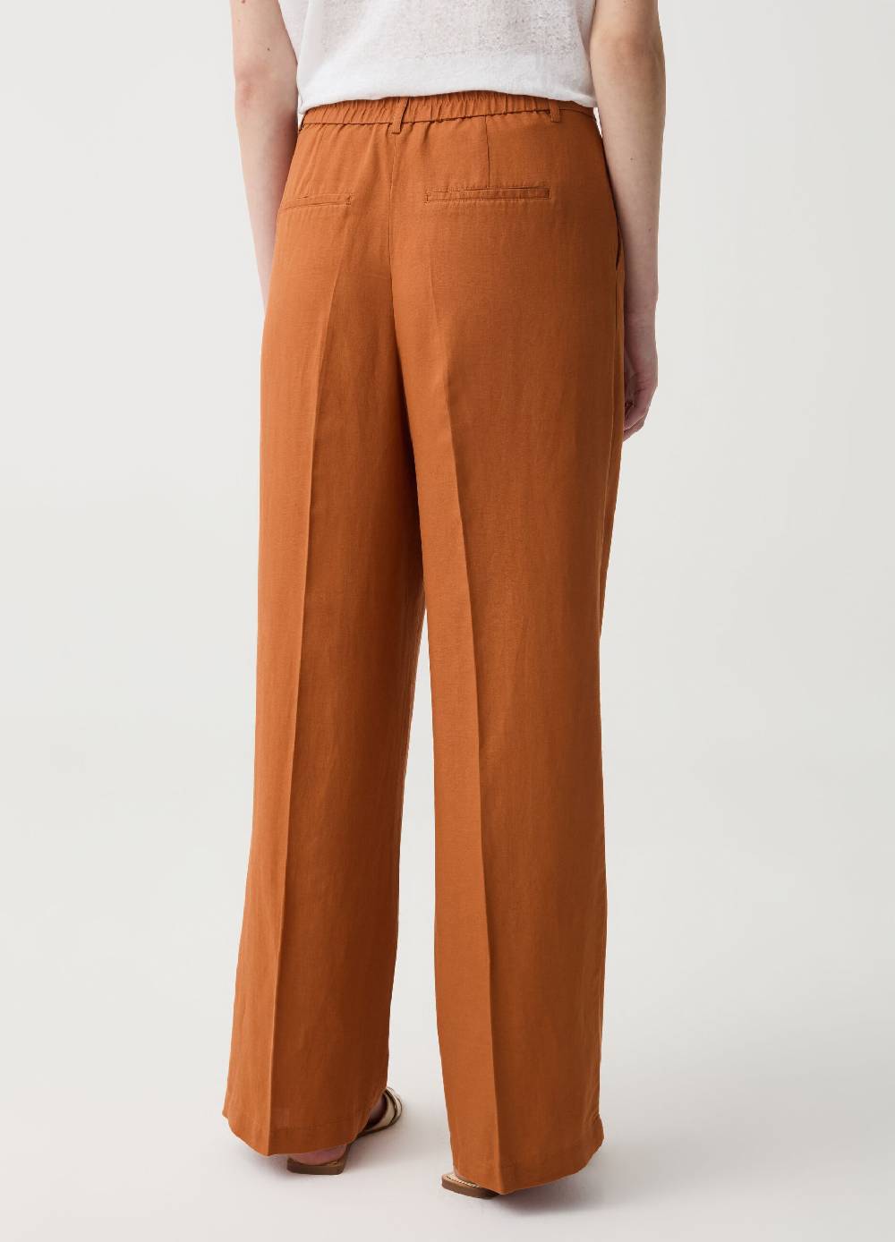 Ovs Pantalone wide leg con pinces Sconti VIP