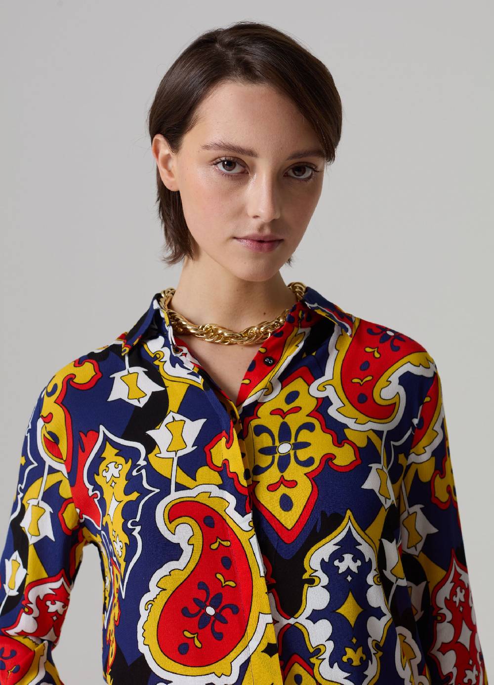 Ovs Camicia in crêpe con stampa all-over ACQUISTA ORA