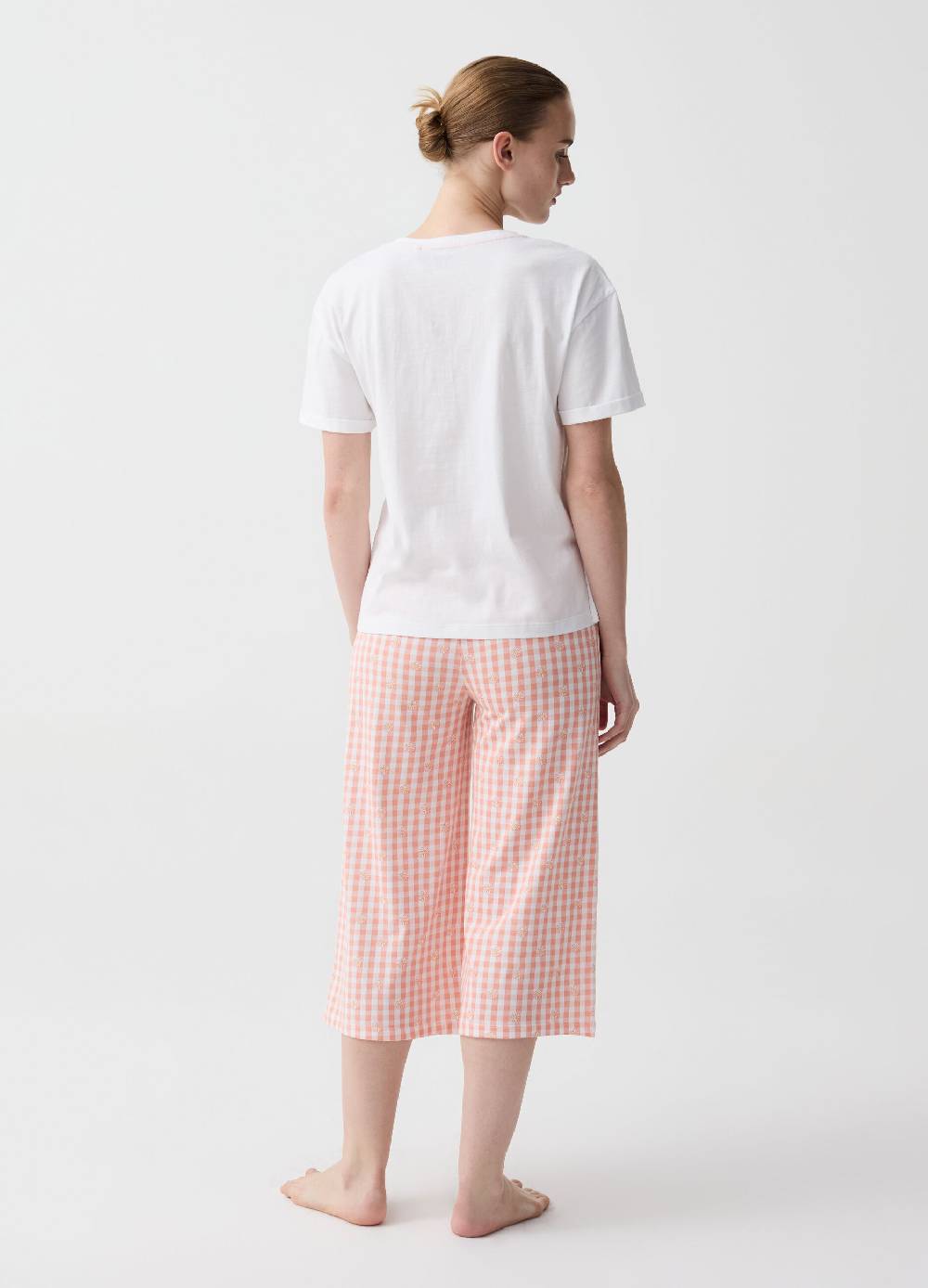Ovs Pigiama con pantalone pinocchietto vichy Promozione temporanea