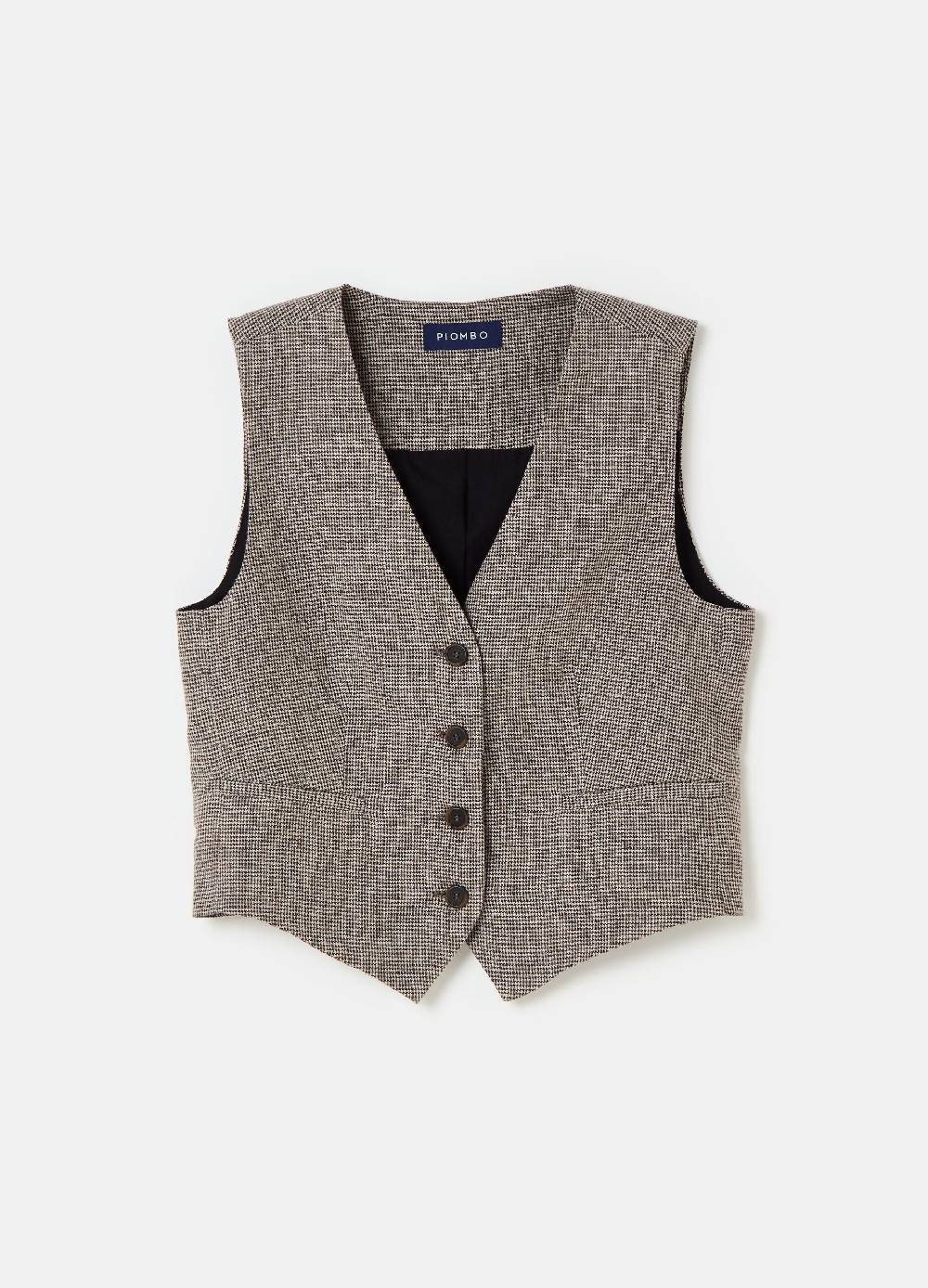 Ovs Gilet sartoriale in lino e viscosa Offerta speciale della fabbrica