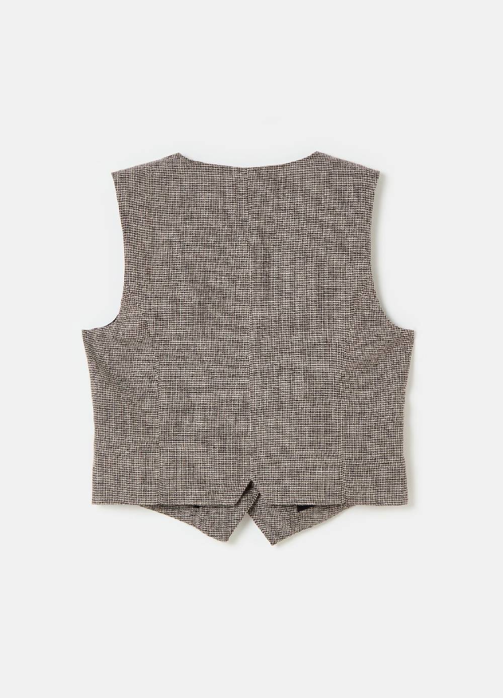 Ovs Gilet sartoriale in lino e viscosa Offerta speciale della fabbrica
