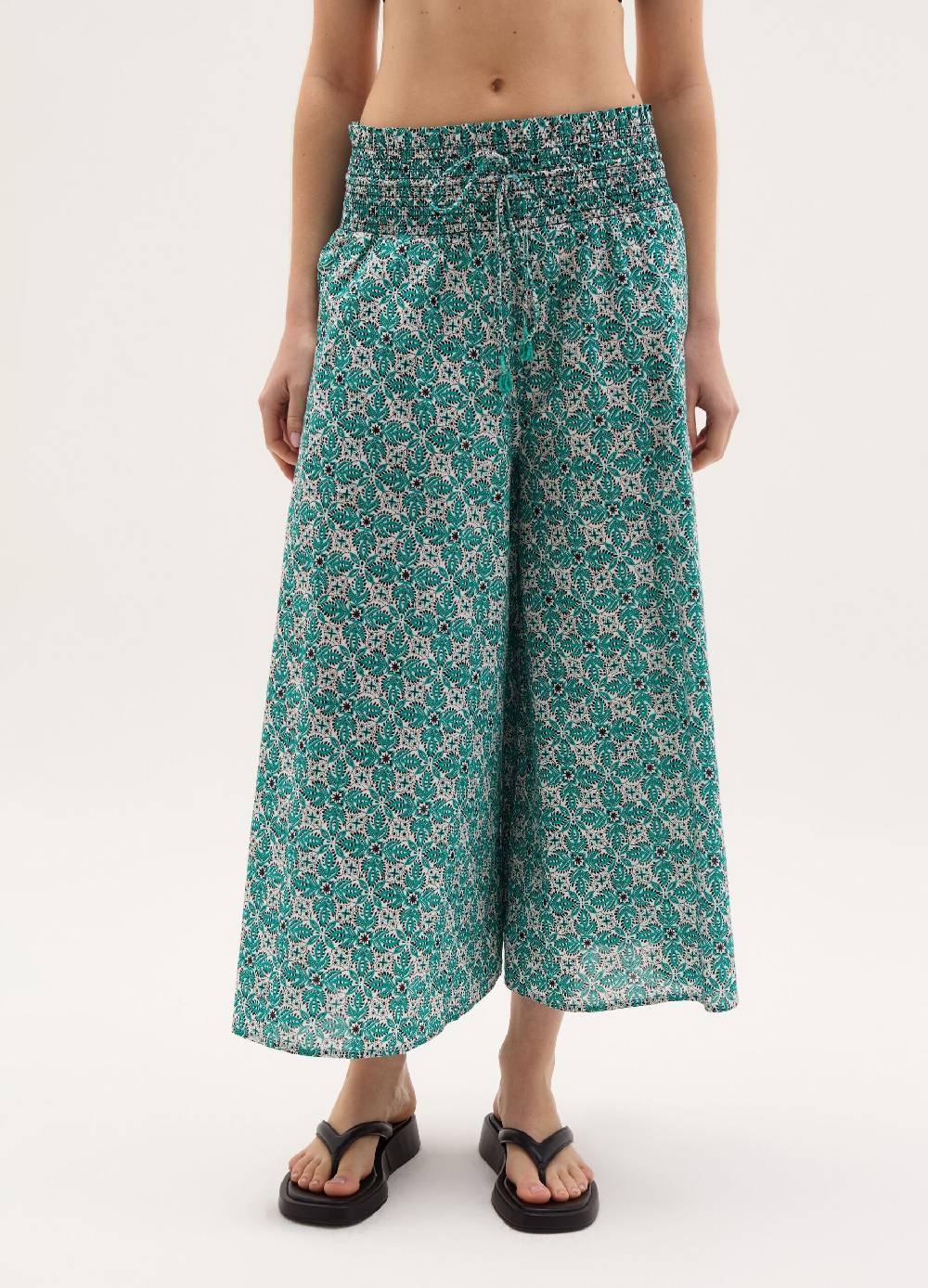 Ovs Gonna midi con coulisse e stampa Super sconto