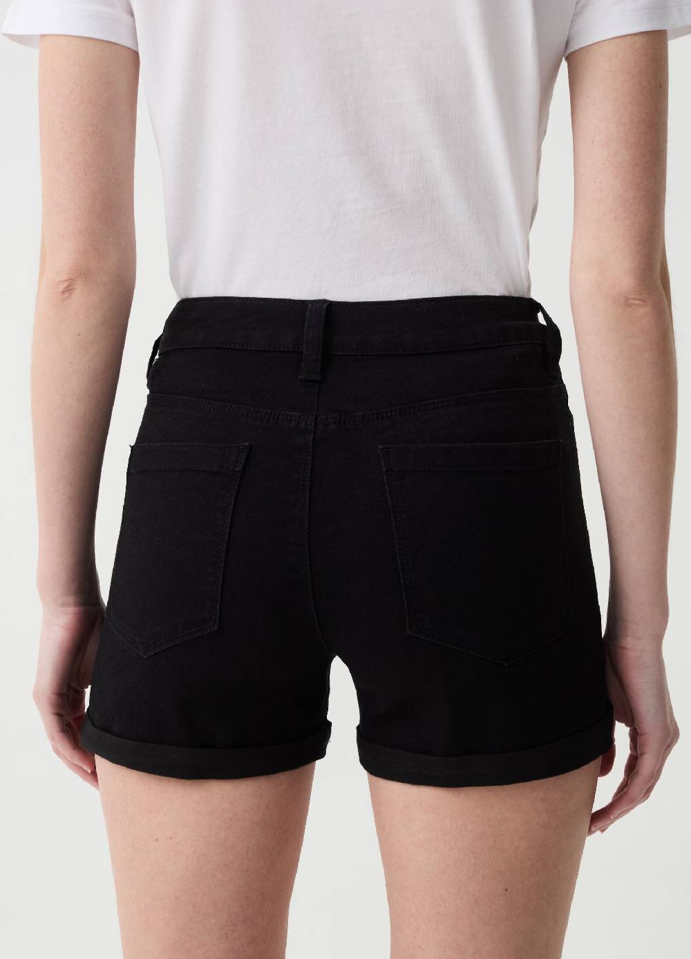 Ovs Shorts in denim con risvolti 50% di sconto con spedizione gratuita