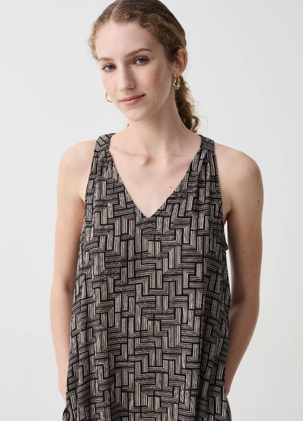 Ovs Vestito corto con stampa all-over Esporta salva