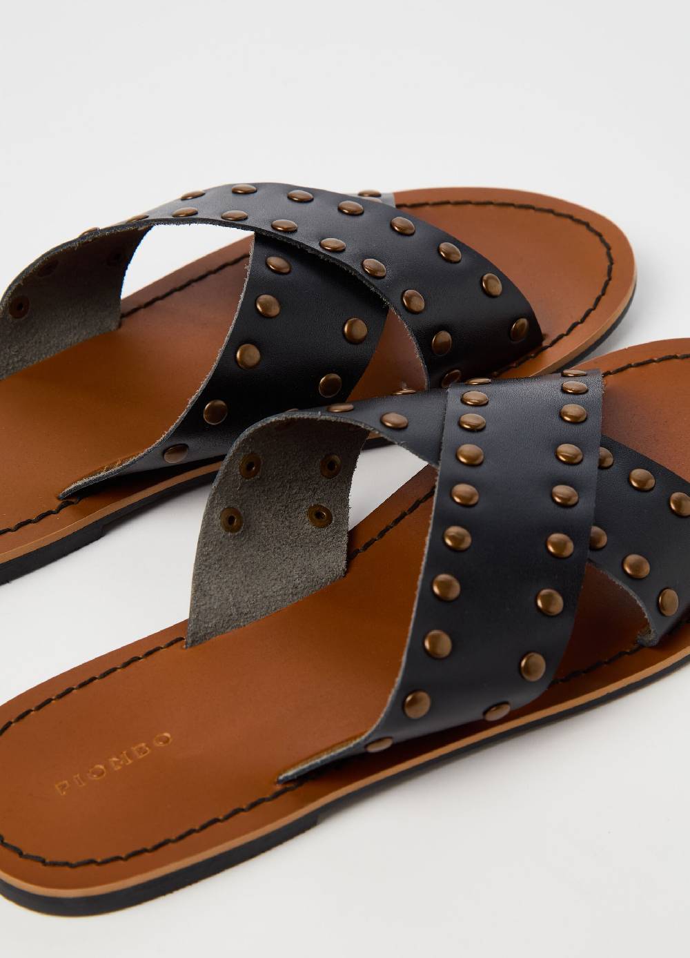 Ovs Sandali in pelle con borchie Promozione