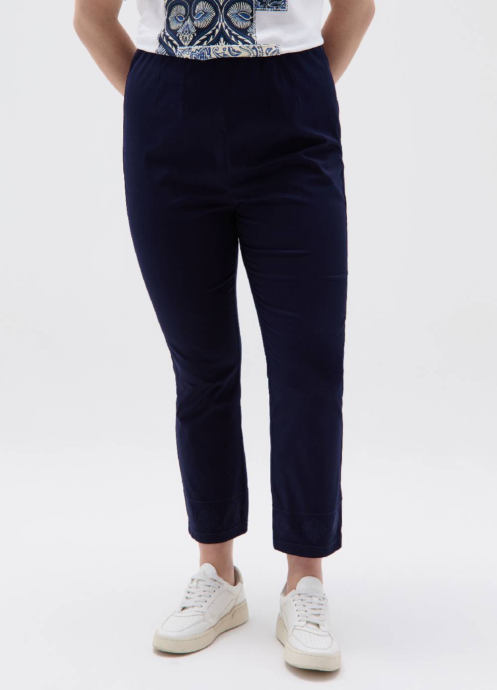 Ovs Pantalone a sigaretta con sangallo Curvy Spedizione Gratuita