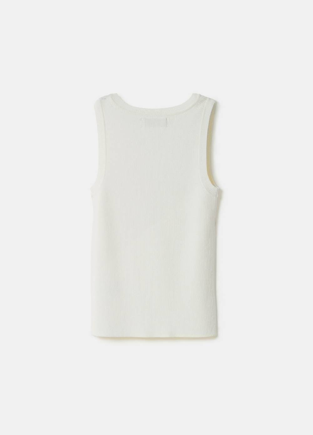 Ovs Tank top a costine con scollo rotondo Consegna Veloce