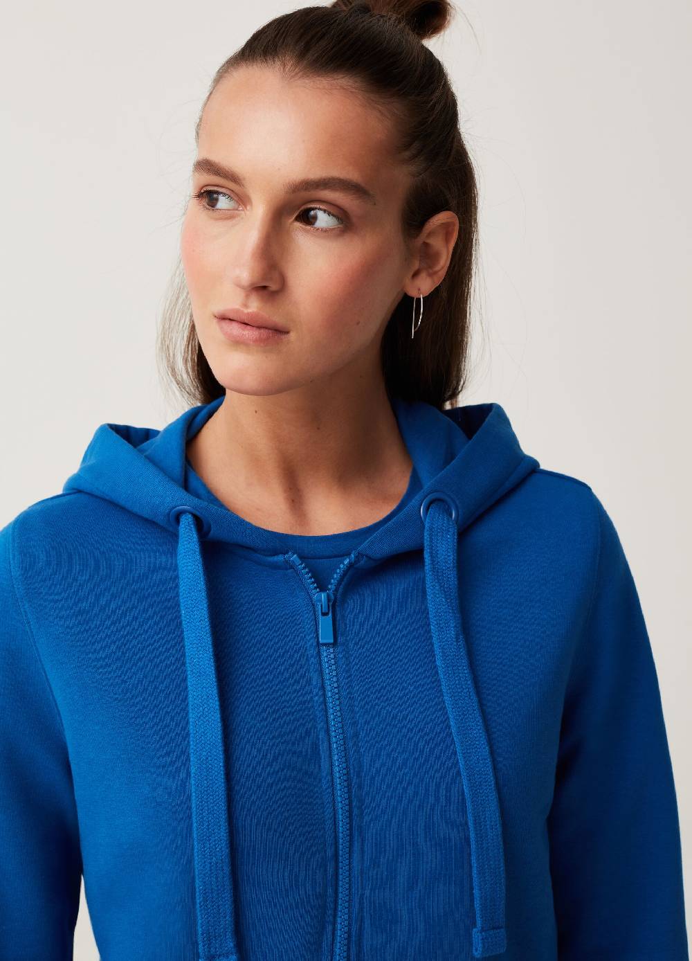 Ovs Full-zip Fitness in felpa con cappuccio Sottocosto