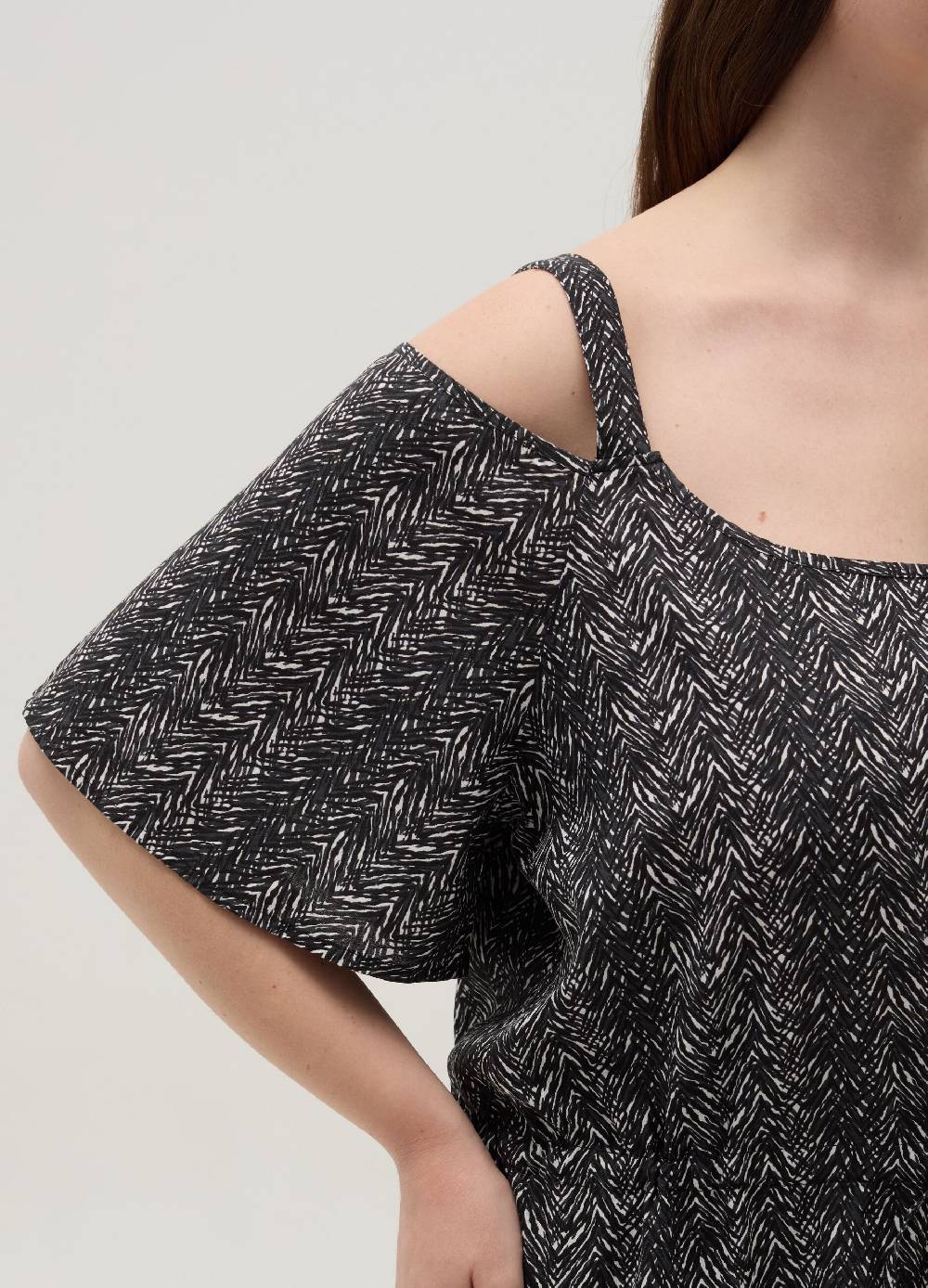 Ovs Blusa stampata con spalle scoperte Curvy Outlet