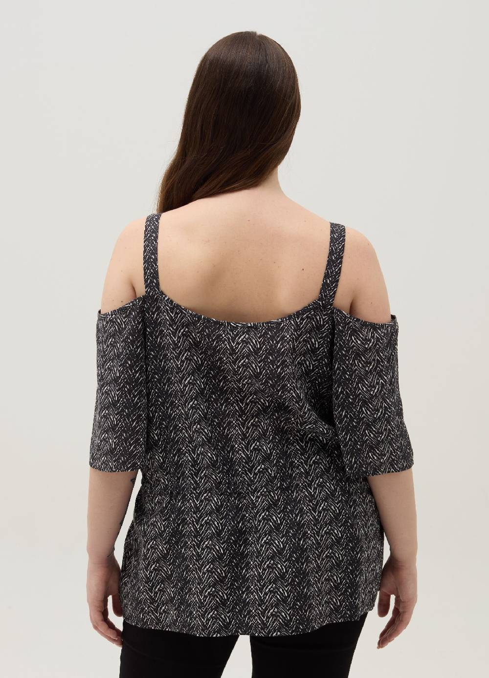Ovs Blusa stampata con spalle scoperte Curvy Outlet