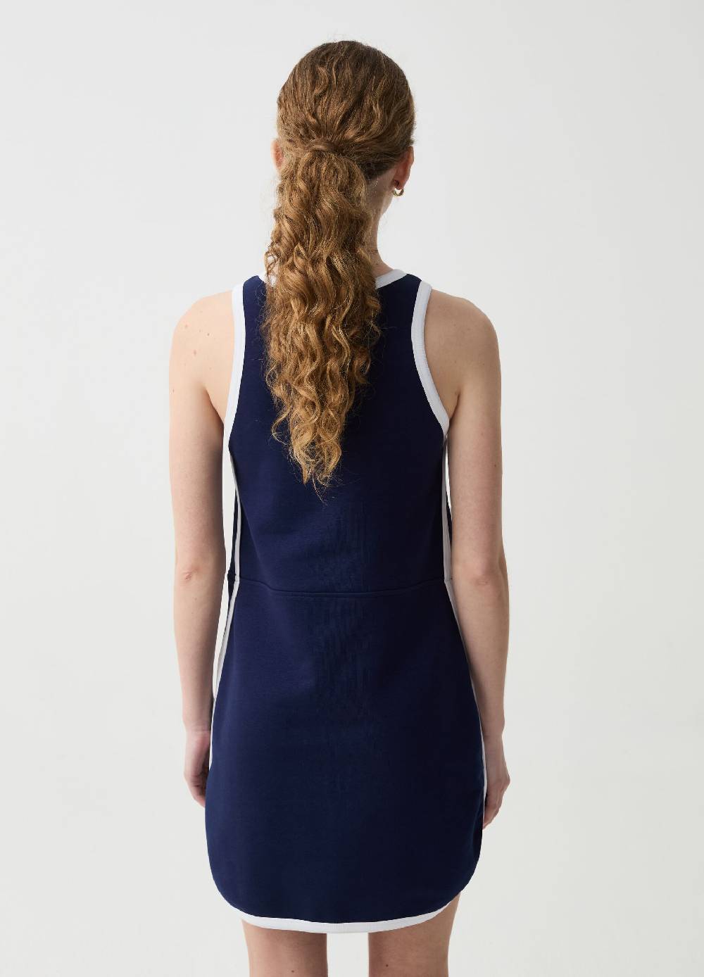 Ovs Vestito Essential corto con profili a contrasto Saldi Di Fabbrica