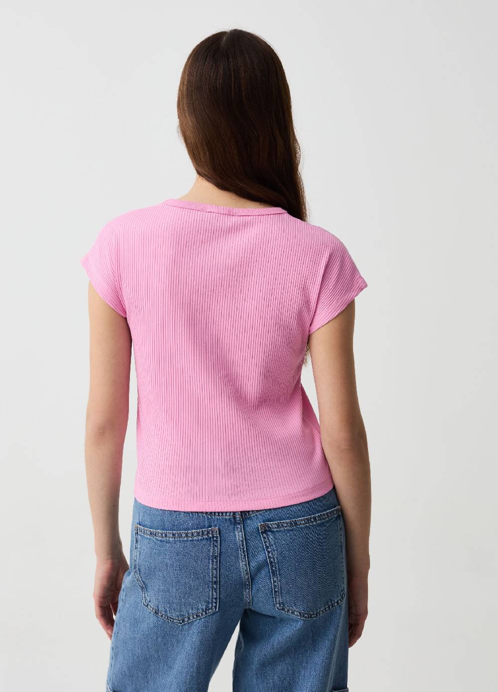 Ovs T-shirt Essential a costine con maniche kimono I Più Venduti