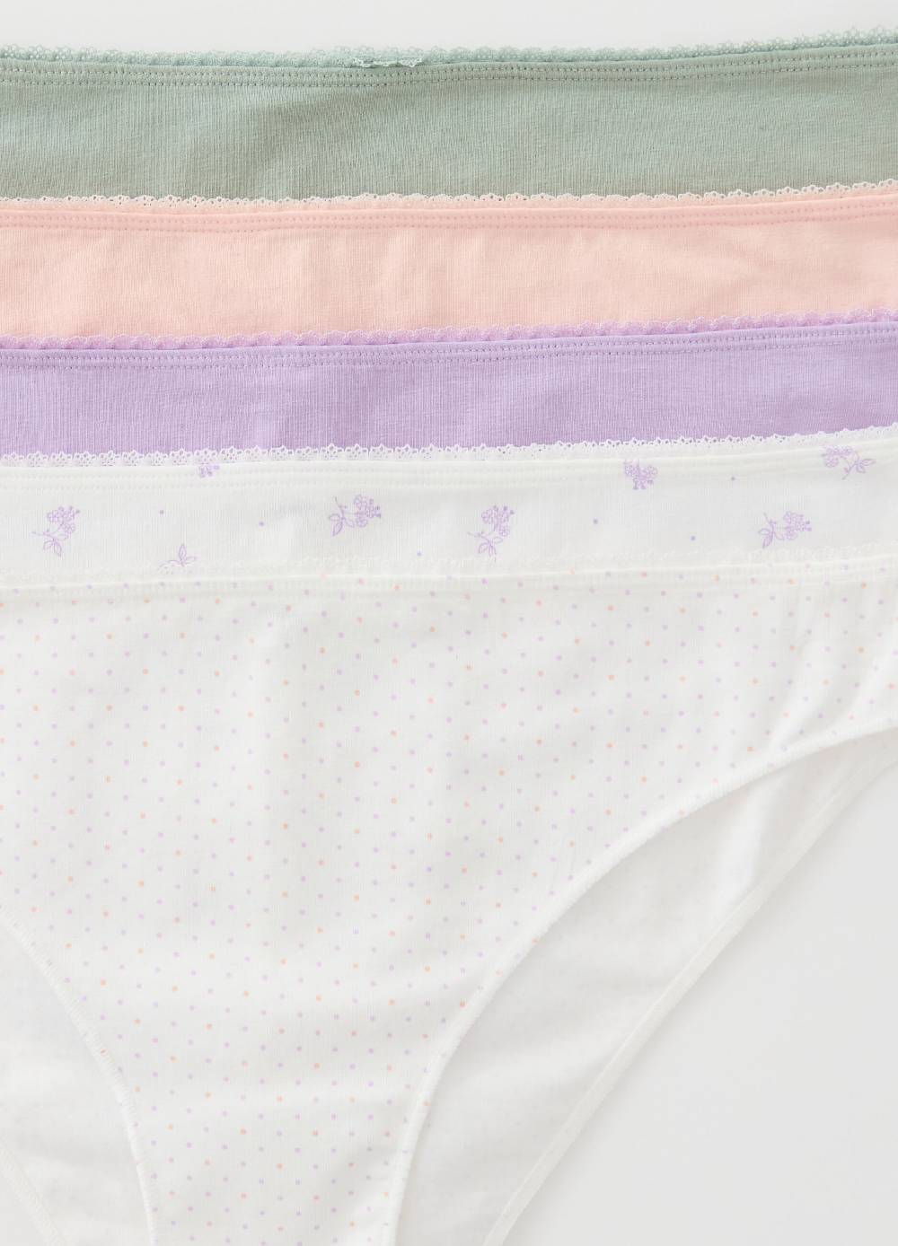 Ovs Set cinque brasiliani in cotone bio stretch Sconto di tempo limitato