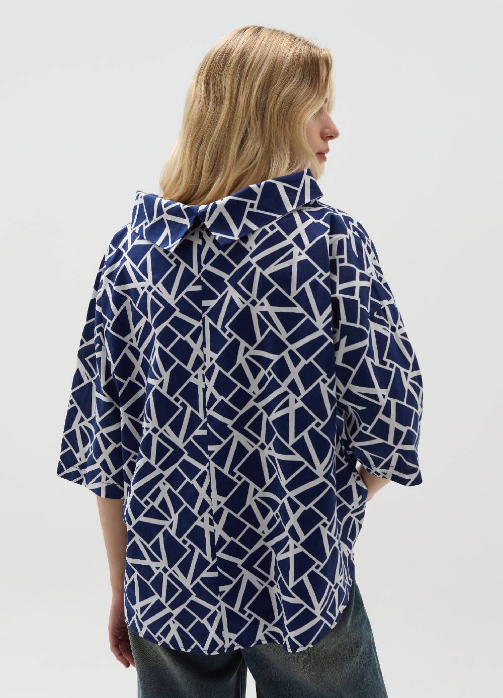 Ovs Blusa con collo risvoltato fantasia Fornitura limitata