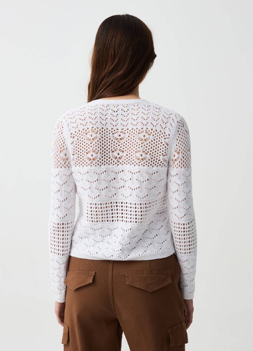 Ovs Cardigan multi popcorn stitch con laccetto Offerta esclusiva
