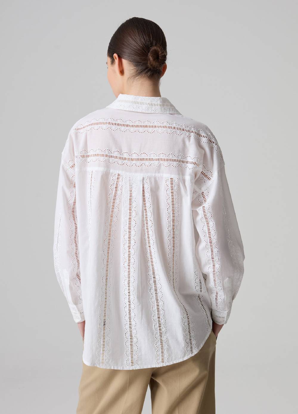 Ovs Camicia over con dettagli traforati e sangallo Vendite stagionali