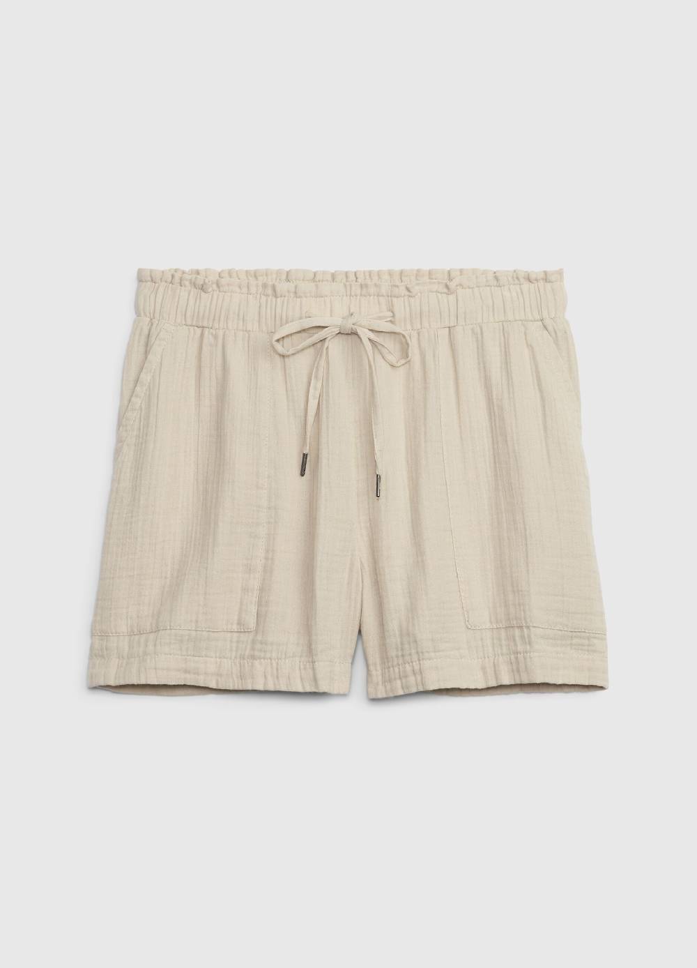 Ovs Shorts in garza di cotone effetto crinkle Offerta per la Festa della Mamma